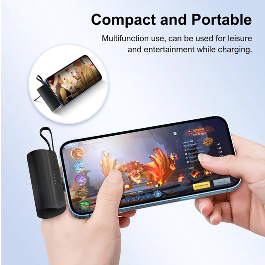 Mini Power Bank Portable 4500mAh Power Phone Charger Capsule